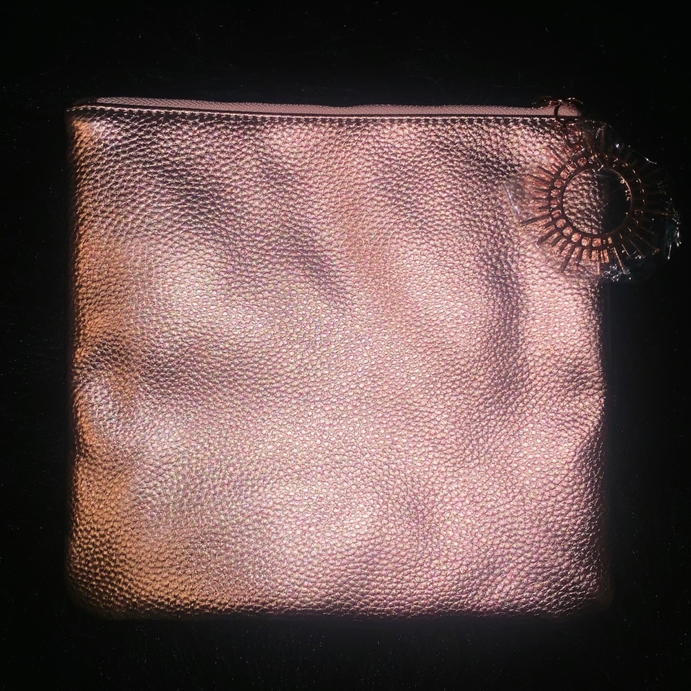 Estée Lauder rose gold make up bag brand new